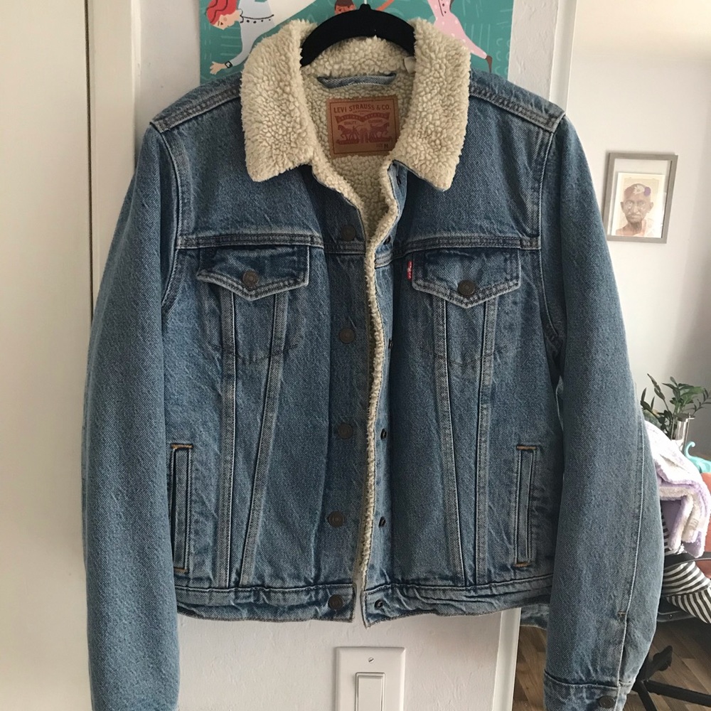 Levi Strauss Sherpa Fur Jean jacket